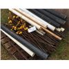 Image 1 : PALLET OF ELECTRIC FENCE POSTS WITH INSULATORS