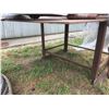 Image 1 : APPROX 5'X6' STEEL WORK TABLE