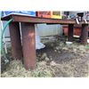 Image 1 : APPROX 4'X12' STEEL WORK TABLE