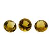 Image 1 : 3.15 ctw.Natural Round Cut Citrine Quartz Parcel of Three