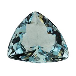 2.76 ct.Natural Trilliant Cut Aquamarine