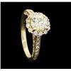 Image 4 : 1.72 ctw Diamond Ring - 14KT Yellow Gold