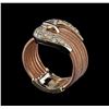 Image 4 : 0.50 ctw Diamond Ring - 14KT Rose and White Gold
