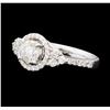 Image 1 : 1.31 ctw Diamond Ring - 14KT White Gold