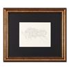 Image 1 : Guillaume Azoulay, "Pen and Ink AE" Framed Original Drawing, Hand Signed with Letter of Authenticity