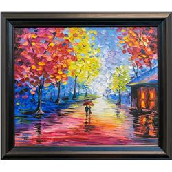 Svyatoslav Shyrochuk- Original Oil on Canvas "Reflections of Love"