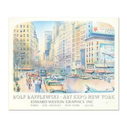 Rolph Rafflewski,  Rolph Rafflewski - Art Expo NY  Lithograph, Hand Signed with Letter of Authentici