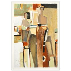 "Bar Scene II" Limited Edition Serigraph by the Gifted Yuri Tremler, Hand Signed with Certificate of