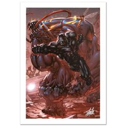 "Ultimates #3" Limited Edition Giclee on Canvas by Joe Madureira and Marvel Comics. Numbered and Han