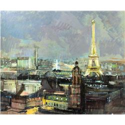 Alex Zwarenstein "Paris by Night" Giclee on Canvas