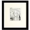 Image 1 : Bizarro! "Boring Hubby" is a Framed Original Pen & Ink Drawing by Dan Piraro, Hand Signed by the Art