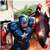 Image 2 : "Marvel Adventures: Super Heroes #8" Extremely Limited Edition Giclee on Canvas by Clayton Henry and