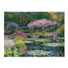 Image 1 : Howard Behrens (1933-2014), "Giverny Lily Pond" Limited Edition on Canvas, Numbered and Signed with 