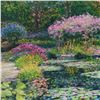 Image 2 : Howard Behrens (1933-2014), "Giverny Lily Pond" Limited Edition on Canvas, Numbered and Signed with 