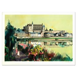 Robert Vernet Bonfort, "The River" Limited Edition Lithograph, Numbered and Hand Signed.