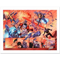 "Astonishing X-Men N12" Limited Edition Giclee on Canvas by John Cassaday and Marvel Comics, Numbere