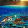 Image 2 : "Ancient Mariner" Limited Edition Giclee on Canvas (30" x 40") by Renowned Artist Wyland, Numbered a