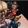 Image 2 : "Avengers #500" Extremely Limited Edition Giclee on Canvas by David Finch and Marvel Comics. Numbere