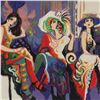 Image 2 : Isaac Maimon - "Three Graces" Limited Edition Serigraph, Numbered and Hand Signed with Letter of Aut