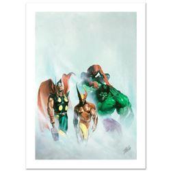 "Secret War VI #1" Limited Edition Giclee on Canvas by Gabriele Dell'Otto and Marvel Comics. Numbere