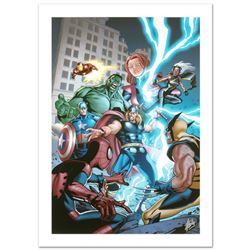 "Marvel Adventures: The Avengers #31" Limited Edition Giclee on Canvas by Salva Espin and Marvel Com