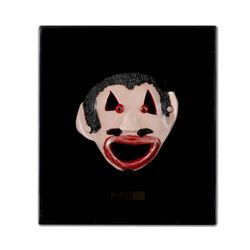 George Marlowe "The Count" Framed Original Hand Made Ceramic Mask Sculpture; COA