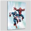 Image 3 : Marvel Comics "Marvel Age Team Up #2" Numbered Limited Edition Giclee on Canvas by Randy Green; Incl