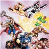Image 2 : "Avengers #16" Extremely Limited Edition Giclee on Canvas by Jerry Ordway and Marvel Comics. Numbere