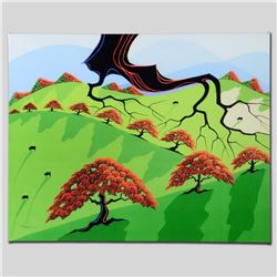 "Fall Fields" Limited Edition Giclee on Canvas by Larissa Holt, Protege of Acclaimed Artist Eyvind E