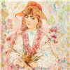Image 2 : "Heidi" Limited Edition Lithograph by Edna Hibel (1917-2014), Numbered and Hand Signed with Certific
