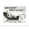 Image 1 : "What's Up Doc - Bugs Bunny" Limited Edition Giclee from Warner Bros., Numbered with Hologram Seal a