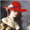 Image 2 : Pino (1939-2010) - "Evening Out" Artist Embellished Limited Edition on Canvas, CP Numbered and Hand 