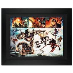 "Fear Itself #7" Extremely Limited Edition Giclee on Canvas by Stuart Immonen and Marvel Comics. Num