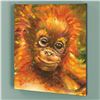 Image 3 : "Baby Orangutan" Limited Edition Giclee on Canvas by Stephen Fishwick, Numbered and Signed with Cert