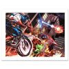 Image 1 : "Avengers: X-Sanction #1" Limited Edition Giclee on Canvas by Ed McGuinness and Marvel Comics. Numbe