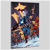 Image 3 : Marvel Comics "Avengers/Invader #11" Numbered Limited Edition Giclee on Canvas by Steve Sadowski; In