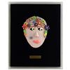 Image 1 : "Floral Goddess II" Original Hand-Made Ceramic Mask Sculpture by George Marlowe, with Certificate of