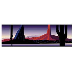 Eyvind Earle (1916-2000), "Beneath The Silent Sky" Limited Edition Serigraph on Paper; Numbered & Ha