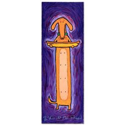 "I Am What I Eat" Limited Edition Hand Pulled Original Lithograph By Matt Rinard, Numbered and Hand 