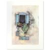 Image 1 : Rosina Wachtmeister, "Venetian Window" Limited Edition Lithograph with Silver Leaf, Numbered and Han