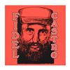 Image 1 : Steve Kaufman (1960-2010), "Castro" Limited Edition Silkscreen on Canvas, Numbered 20/50 and Hand Si