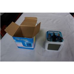 NEW FORT NIGHT LED GLOW IN THE DARK ALARM CLOCK - RETAIL $29.99