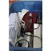Image 2 : TOTE OF ESTATE GOODS, LAVA LAMP