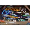 Image 1 : BOX OF DVDS AND SCENE IT GAME