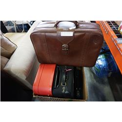LOT OF ASSORTED TRAVEL BAGS AND SUITCASES