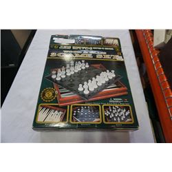 WOODEN GLASS 3 GAME SET