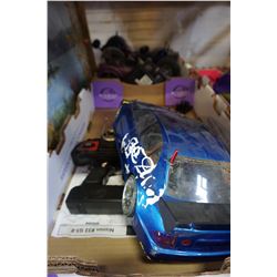 HPI RACING NISSAN GTR RC AND 3 RC CARS W/ REMOTES - VIOLATOR AND SHELLESS