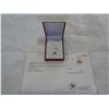 Image 1 : 10KT YELLOW GOLD 6mm CULTURED PEARL PENDANT W/ STERLING GOLD PLATED CHAIN W/ APPRAISAL $500