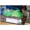 Image 2 : TRAY OF COLLECTIBLES AND BRASS DOG BOOKENDS