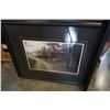 Image 2 : BLACK FRAMED MIRROR AND PRINT